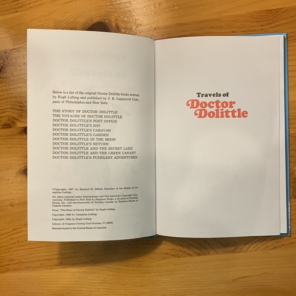 Travels of Doctor Dolittle By. Al Perkins and Philip Wende - Picture 3 of 6